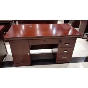 尚艺办公桌经理桌贴皮木质老板桌1600*800*750