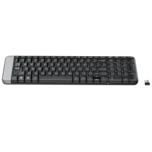罗技（Logitech） K230无线办公键盘 笔记本电脑一体机键盘 带无线2.4G优联接收器 【键盘+WPS教程卡套餐】黑色