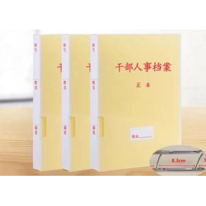 10个装 优选PP材质干部人事档案盒 A4新标准4.5cm 员工/职工/党员档案盒