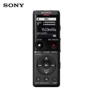 索尼（SONY）录音笔ICD-UX575F 16GB 黑色 智能降噪升级款 专业线性录音棒 商务学习采访支持内录