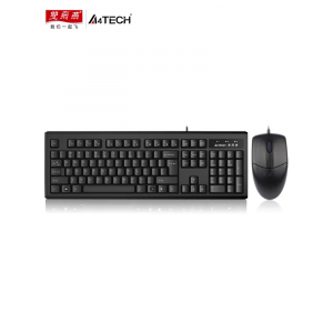 双飞燕有线键盘鼠标套装台式机办公家用游戏USB键鼠PS套装KK-5520